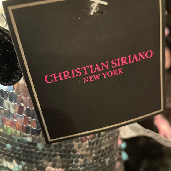 CHRISTIAN SIRIANO NWT Halloween Silver Sequin Plush Weighted Ghost 🪩👻🪩 - Picture 8 of 10